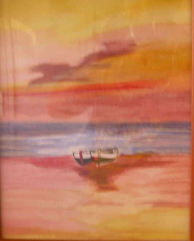 Canoas al atardecer