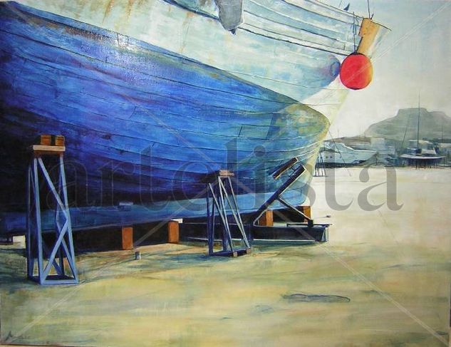 varadero Oil Canvas Marine Painting