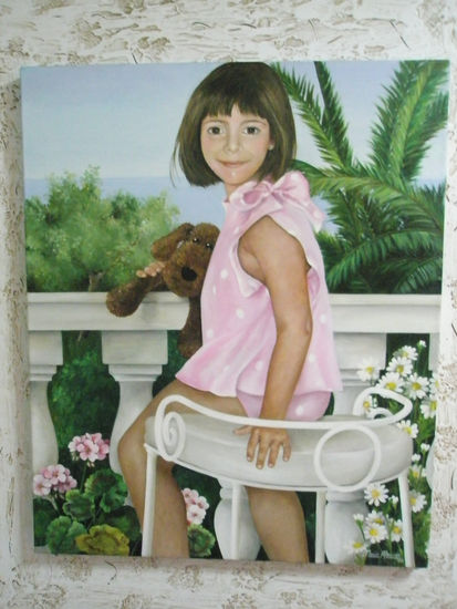 MI PEQUEÑA EUGENIA Óleo Lienzo Retrato