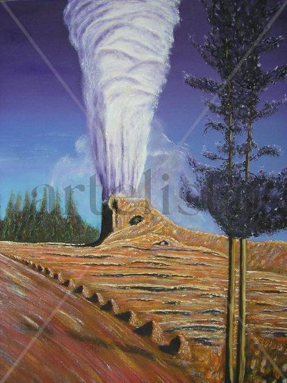 FUMAROLA Oil Canvas Landscaping