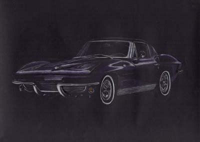 Corvette Stin gray Pencil