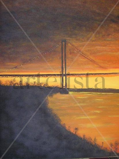 PUENTE COLGANTE Oil Canvas Landscaping