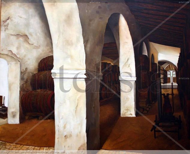 INTERIOR BODEGA Oil Canvas Landscaping