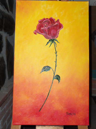 LA ROSA Oil Canvas Floral Painting