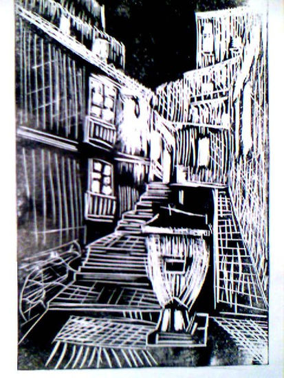 Guanajuato de noche Serigraph Ink