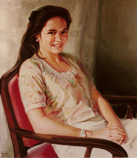 Retrato Oil Canvas Portrait