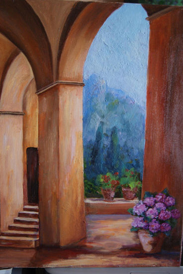 PATIO MALLORCA Oil Canvas Landscaping