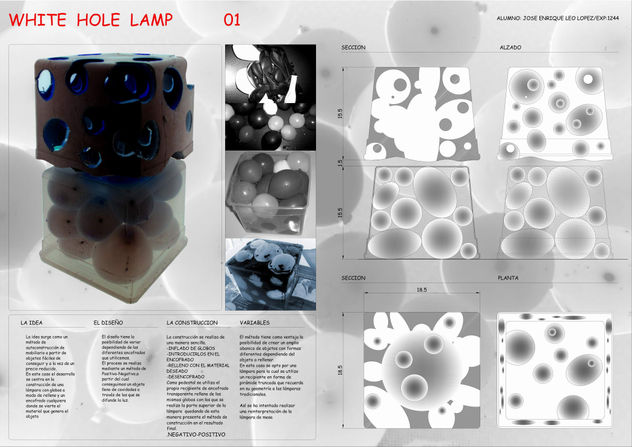 White Hole Lamp