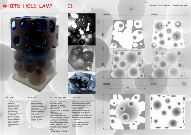 White Hole Lamp 