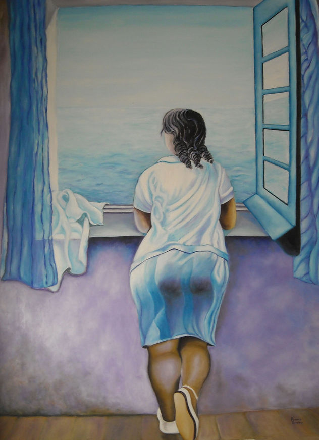 En la ventana