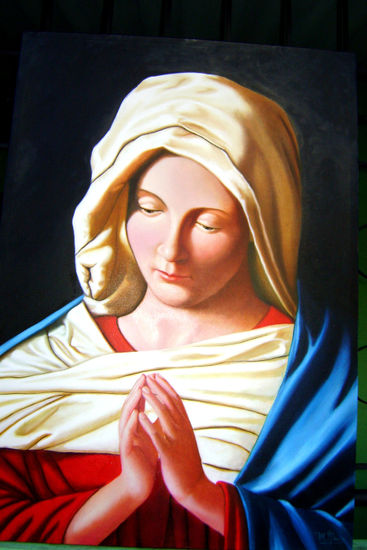 VIRGEN Oil Canvas Figure Painting