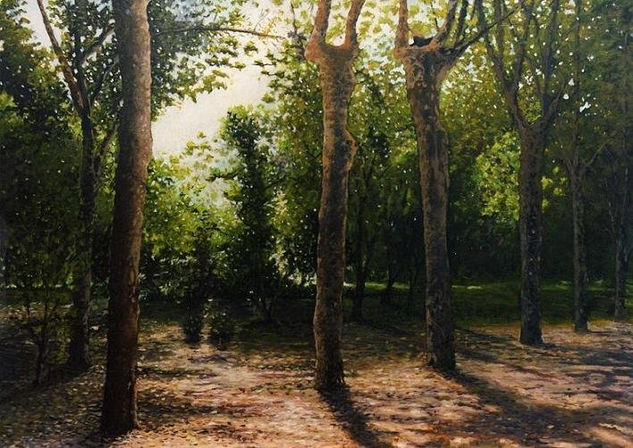 El parque del retiro Oil Canvas Landscaping