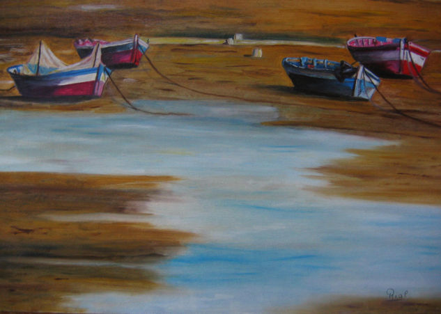 Barcos Oil Canvas Landscaping