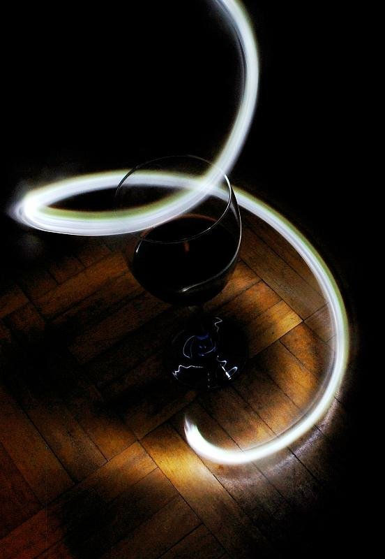 flashing wine