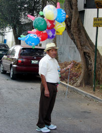 El vendedor de globos