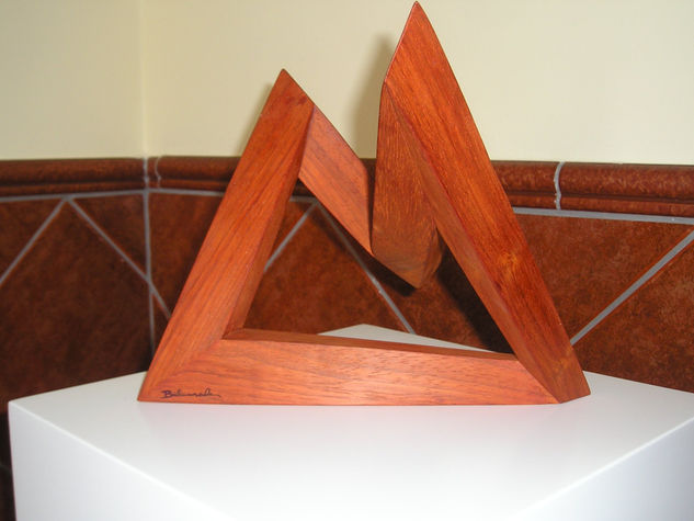 CRUCE ESPACIAL I Wood Abstract