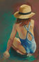 bañador azul (Blue Swimsuit)