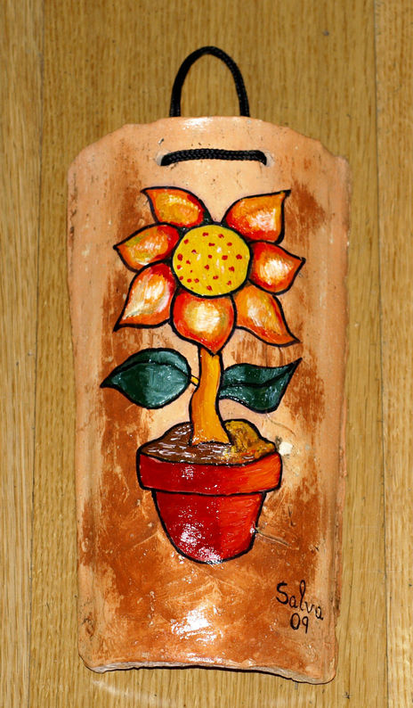 Flor infantil sobre...