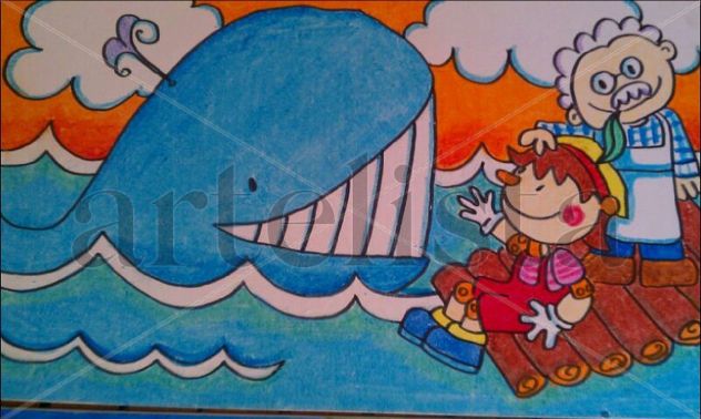 pinocho se salva de la ballena