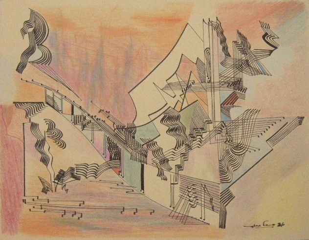 TRAZOS ATARDECER - 1986