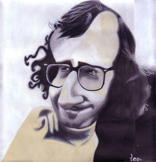 Woody Allen Acrylic Card