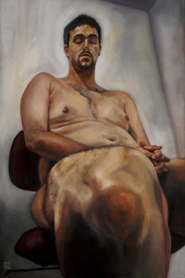 Andrés Óleo Lienzo Desnudos