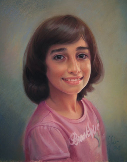 Jenny Pastel Papel Retrato