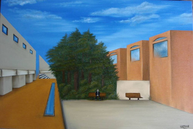 Urbano Óleo Lienzo Paisaje