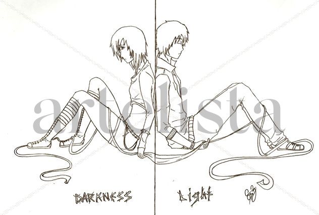 oscuridad y luz