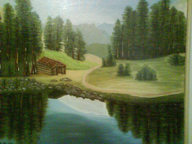 reflejo Óleo Lienzo Paisaje