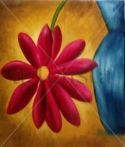 ESTAR EN FLOR Oil Canvas Floral Painting