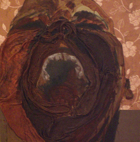 Serie "Cuatro Maneras de Sufrimiento" Oil Panel Portrait