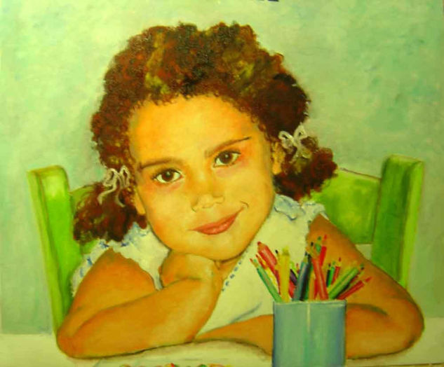 Manuela Oil Canvas Portrait