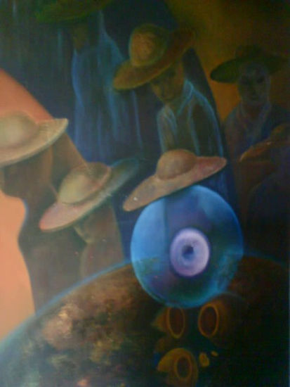 Luz del llano. Oil Canvas Others