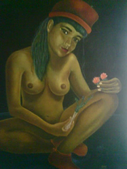 piel canela. Oil Canvas Nude Paintings