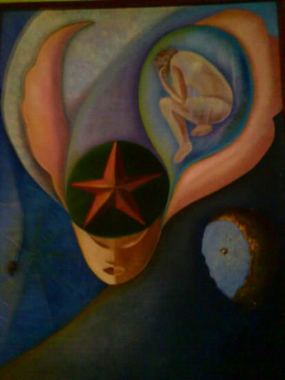 Vuelo mental. Oil Canvas Others