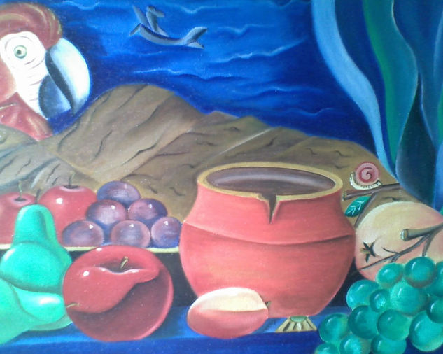 Frutas en el Mar Oil Canvas Landscaping