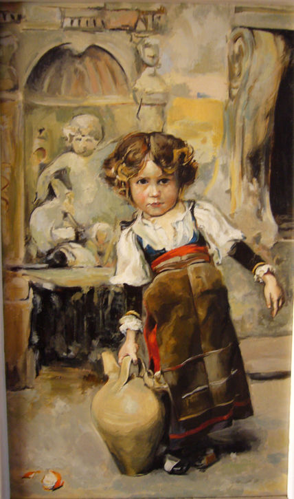 Niña con cántaro