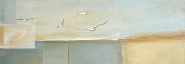 gaviotas 1 Oil Canvas Landscaping