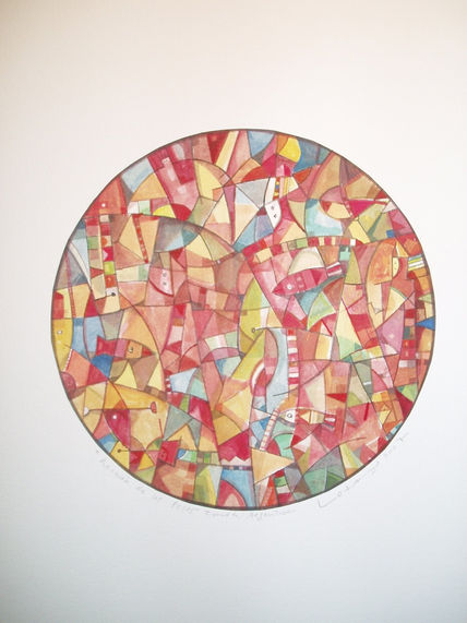 Composicion con peces