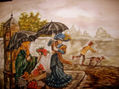 lluvia ,viento y flores