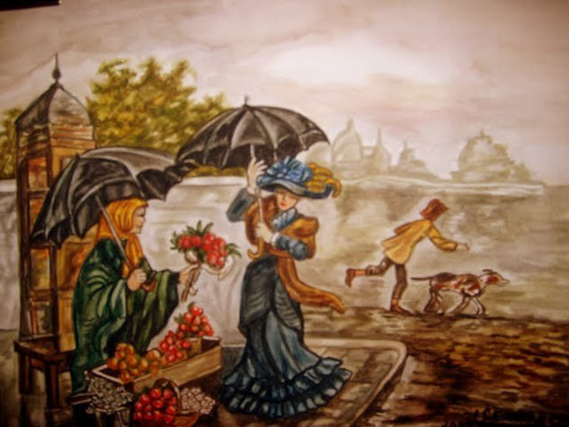 lluvia ,viento y flores 