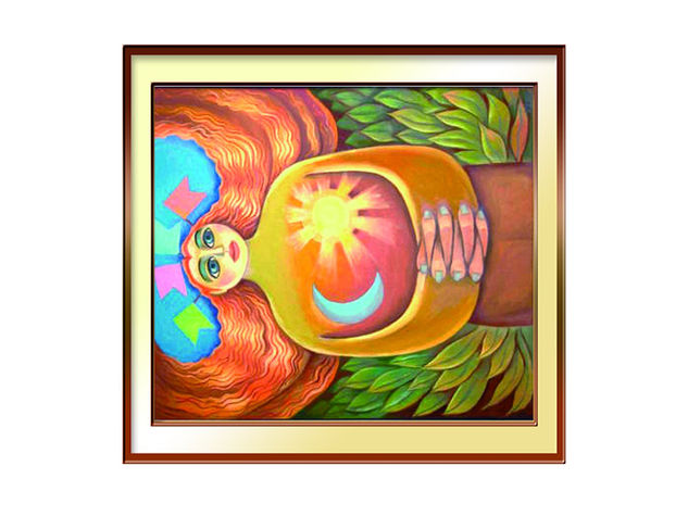 Niña Sol Oil Canvas Nude Paintings