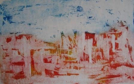 Ciudad en rojo