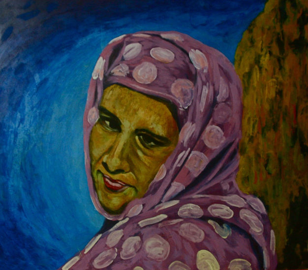 Marlaha Óleo Lienzo Retrato