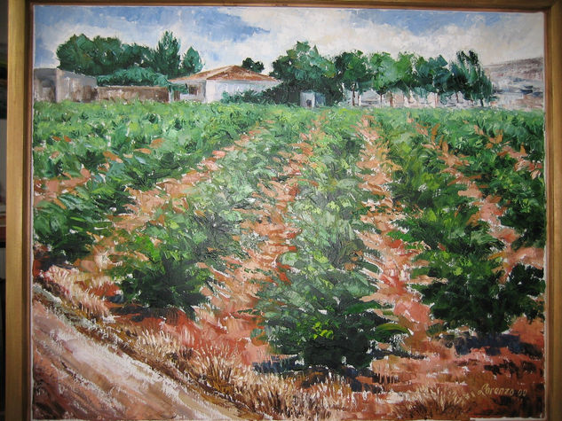 La viña Oil Canvas Landscaping