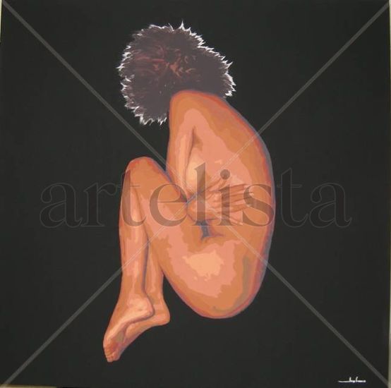 REMORDIMIENTO - Serie Belleza Infiel - 2009 Acrylic Panel Nude Paintings