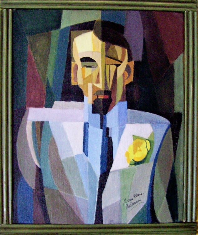el hombre de la flor amarilla