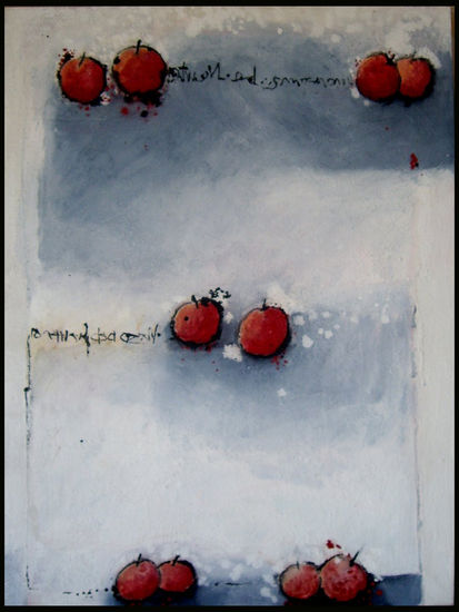 Manzanas de Newton II-09 Mixed media Canvas Others