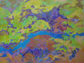 Susana Rojas. 2004 Cinta de Agua. Óleo. 75 x 100 cm